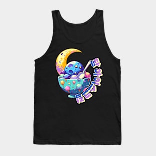 Lunar Ice Cream - Cute aesthetic Korean Style sweets Tank Top